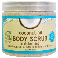 Petal Fresh, Pure, Smoothing Body Scrub, Coconut, 16 oz (473 ml)