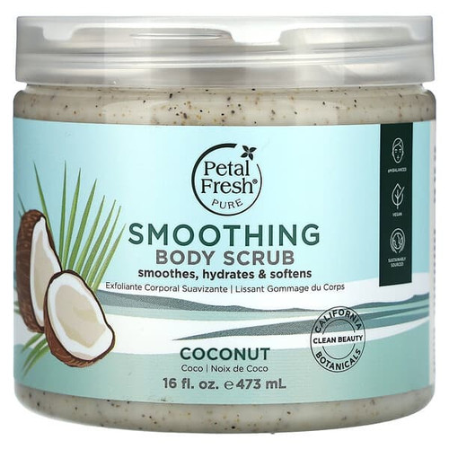 <img alt="Petal Fresh, Pure, Smoothing Body Scrub, Coconut, 16 oz (473 ml)" title="Petal Fresh, Pure, Smoothing Body Scrub, Coconut, 16 oz (473 ml),713708423018"