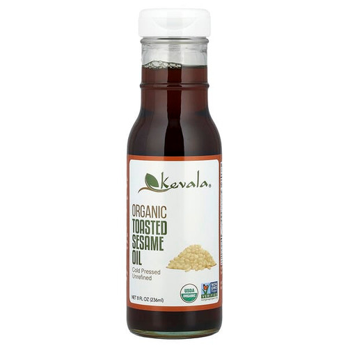 <img alt="Kevala, Organic Toasted Sesame Oil, 8 fl oz (236 ml)" title="Kevala, Organic Toasted Sesame Oil, 8 fl oz (236 ml),816536011416"