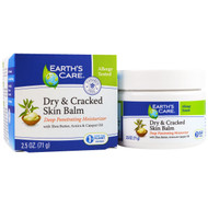 3 PACK of Earths Care, Dry & Cracked Skin Balm, 2.5 oz (71 g)