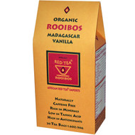 African Red Tea Imports, Organic Rooibos Madagascar Vanilla Tea, Caffeine Free, 20 Tea Bags, 1.6 oz (50 g)
