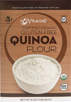 3 PACK of Vitaco Certified Organic Gluten Free Quinoa Flour -- 16 oz