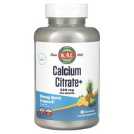 <img alt="KAL, Calcium Citrate+, Mixed Fruit, 60 Chewables" title="KAL, Calcium Citrate+, Mixed Fruit, 60 Chewables,021245572008"