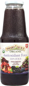 3 PACK of Smart Juice Organic Antioxidant Force 100% Juice -- 33.8 fl oz