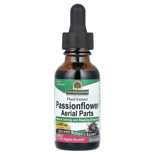 <img alt="Natures Answer, Passionflower Aerial Parts, Fluid Extract, 2,000 mg, 1 fl oz (30 ml)" title="Natures Answer, Passionflower Aerial Parts, Fluid Extract, 2,000 mg, 1 fl oz (30 ml),083000004421"