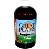 <img alt="Yerba Prima, Great Plains, Bentonite, Detox, 16 fl oz (473 ml)" title="Yerba Prima, Great Plains, Bentonite, Detox, 16 fl oz (473 ml),046352005195"