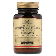 Solgar, Sublingual Methylcobalamin (Vitamin B12), 1000 mcg, 60 Nuggets