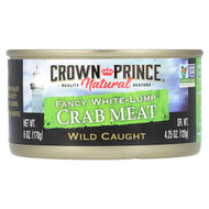 <img alt="Crown Prince Natural, Fancy White-Lump Crab Meat, Wild Caught, 6 oz (170 g)" title="Crown Prince Natural, Fancy White-Lump Crab Meat, Wild Caught, 6 oz (170 g),073230008573"