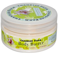 Chandler Farm, Linuss, Body Butter, Natural Lavender, 7 oz (196 g)
