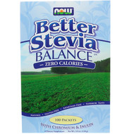 Now Foods, Better Stevia, Balance with Chromium & Inulin, 100 Packets, (1.1 g) Each