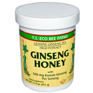 YS Eco Bee Farms Ginseng Honey -- 11 oz