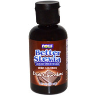 Now Foods, Better Stevia, Zero-Calorie Liquid Sweetener, Dark Chocolate, 2 fl oz (59 ml)