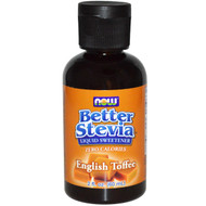 Now Foods, Better Stevia, Zero-Calorie Liquid Sweetener, English Toffee, 2 fl oz (60 ml)