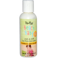 Reviva Labs, Beach Baby, UVA & UVB Sun Protective Lotion, 4 fl oz (118 ml)