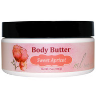 Madre Labs, Body Butter, Sweet Apricot, Moisturizing with Argan & Marula Oils + Shea Butter, 7 oz. (198 g)