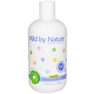 Mild By Nature, Tear-Free Baby Shampoo & Body Wash, Peach, 12.85 fl oz (380 ml)
