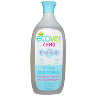 Ecover, Liquid Dish Soap, Zero, Fragrance Free, 25 fl oz (739 ml)