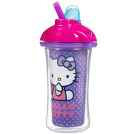 Munchkin, Hello Kitty, Insulated Straw Cup, 9 oz (266 ml)