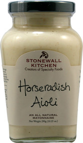 3 PACK of Stonewall Kitchen All Natural Aioli Horseradish -- 10.25 oz