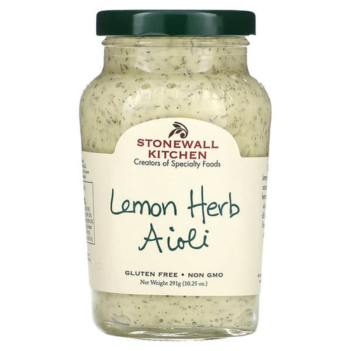<img alt="Stonewall Kitchen, Lemon Herb Aioli , 10.25 oz (291 g)" title="Stonewall Kitchen, Lemon Herb Aioli , 10.25 oz (291 g),711381314050"