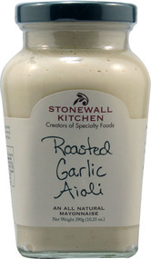 3 PACK of Stonewall Kitchen All Natural Aioli Roasted Garlic -- 10.25 oz