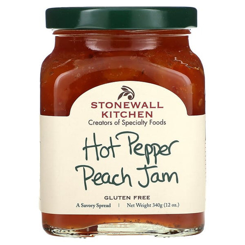 <img alt="Stonewall Kitchen, Hot Pepper Peach Jam, Mild, 12 oz (340 g)" title="Stonewall Kitchen, Hot Pepper Peach Jam, Mild, 12 oz (340 g),711381313909"