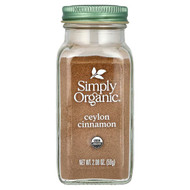 <img alt="Simply Organic, Ceylon Cinnamon, 2.08 oz (59 g)" title="Simply Organic, Ceylon Cinnamon, 2.08 oz (59 g),089836195159"