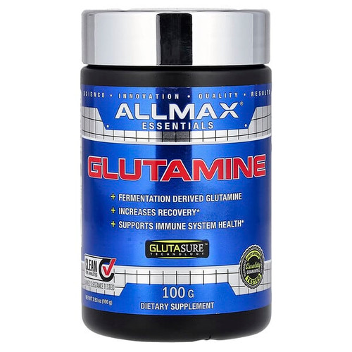 <img alt="ALLMAX, Essentials, Glutamine, 3.53 oz (100 g)" title="ALLMAX, Essentials, Glutamine, 3.53 oz (100 g),665553122915"