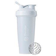 Blender Bottle, BlenderBottle, Classic With Loop, White, 28 oz