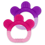 Green Sprouts Silicone Teether 2 Pack Pink Set -- 1 Unit