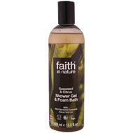 Faith in Nature, Shower Gel & Foam Bath, Seaweed & Citrus, 13.5 fl oz (400 ml)
