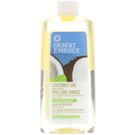 Desert Essence, Coconut Oil Dual Phase, Pulling Rinse, 8 fl oz (240 ml)