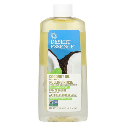 <img alt="Desert Essence, Coconut Oil Dual Phase, Pulling Rinse, 8 fl oz (237 ml)" title="Desert Essence, Coconut Oil Dual Phase, Pulling Rinse, 8 fl oz (237 ml),718334334370"