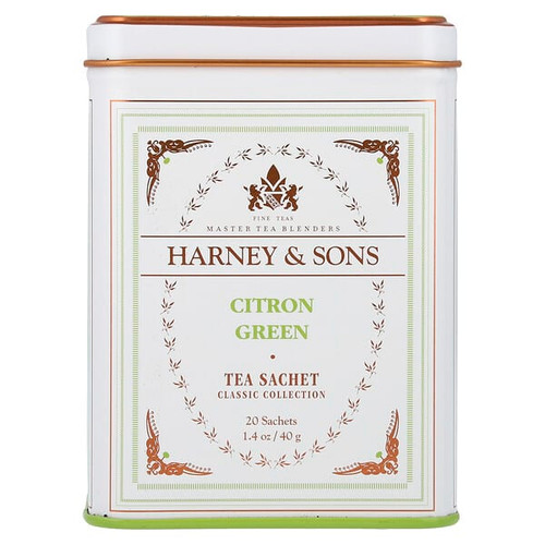 <img alt="Harney & Sons, Classic Collection, Citron Green, 20 Sachets, 1.4 oz (40 g)" title="Harney & Sons, Classic Collection, Citron Green, 20 Sachets, 1.4 oz (40 g),636046354038"