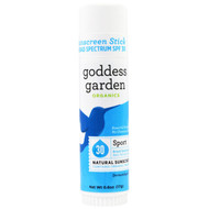 Goddess Garden, Organics, Natural Mineral Sunscreen Stick, Sport, SPF 30, 0.6 oz (17 g)