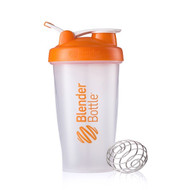 Blender Bottle, Classic Blender Bottle with Loop, Orange, 28 oz Bottle