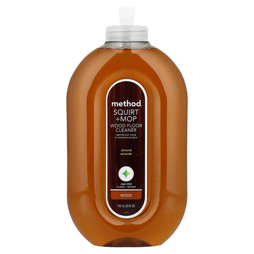 <img alt="Method, Squirt + Mop, Wood Floor Cleaner, Almond, 25 fl oz (739 ml)" title="Method, Squirt + Mop, Wood Floor Cleaner, Almond, 25 fl oz (739 ml),817939005620"
