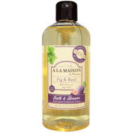 A La Maison de Provence, Bath and Shower Liquid Soap, Fig & Basil, 16.9 fl oz (500 ml)