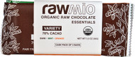 3 PACK of Windy City Organics Rawmio Organic Raw Chocolate Essentials Variety -- 3 Bars