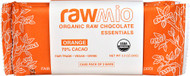 3 PACK of Windy City Organics Rawmio Organic Raw Chocolate Essentials Orange -- 3 Bars