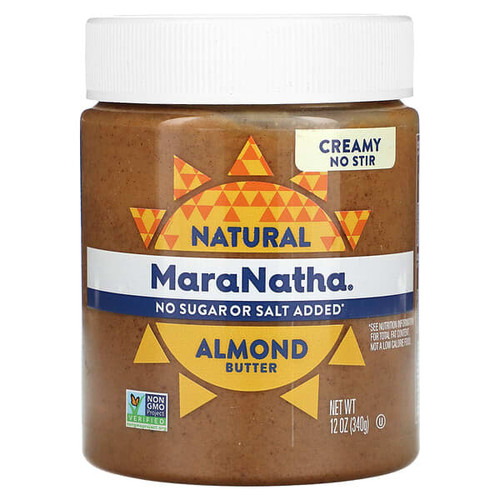 <img alt="MaraNatha, Natural Almond Butter, Creamy, 12 oz (340 g)" title="MaraNatha, Natural Almond Butter, Creamy, 12 oz (340 g),051651093804"