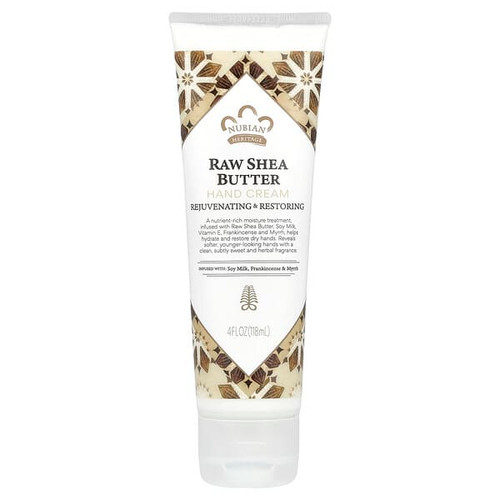 <img alt="Nubian Heritage, Hand Cream, Raw Shea Butter, 4 fl oz (118 ml)" title="Nubian Heritage, Hand Cream, Raw Shea Butter, 4 fl oz (118 ml),764302130383"