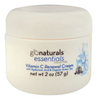 3 PACK of Vitaco - Glonaturals Essentials Collection - Vitamin C Renewal Cream with Hyaluronic Acid & Organic Green Tea - Non-GMO -- 2 oz