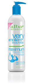 Alba Botanica, Very Emollient Body Lotion, Maximum, 12 oz (340 g)