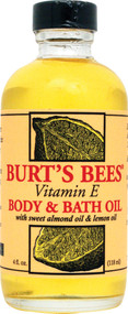Burts Bees, Bath and Body Oil Lemon and Vitamin E - 4 fl oz