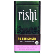Rishi Tea, Organic Loose Leaf Tea, Pu-Erh Ginger, 3.00 oz (85 g)
