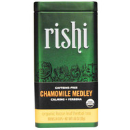 Rishi Tea Organic Loose Leaf Herbal Tea Caffeine Free Chamomile Medley -- 1.06 oz