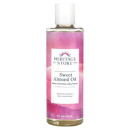 <img alt="Heritage Store, Sweet Almond Oil, Moisturizing Treatment, 8 fl oz (237 ml)" title="Heritage Store, Sweet Almond Oil, Moisturizing Treatment, 8 fl oz (237 ml),076970923458"
