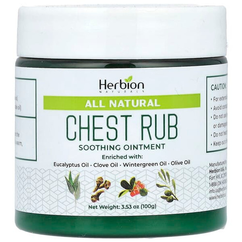 <img alt="Herbion Naturals, All Natural Chest Rub, 3.53 oz (100 g)" title="Herbion Naturals, All Natural Chest Rub, 3.53 oz (100 g),040232380167"
