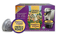 3 PACK of The Organic Coffee Co Single Serve Coffee French Roast -- 12 K-Cups
